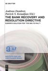 book: The Bank Recovery and Resolution Directive