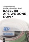 book: Basel III: Are We Done Now?