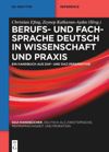 book: Berufs- und Fachsprache Deutsch in Wissenschaft und Praxis