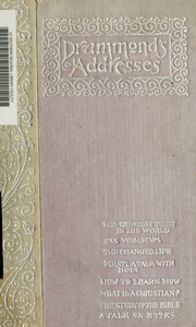 Cover of edition addresses00drum