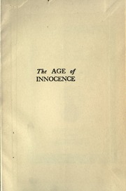 Cover of edition ageofinnocence00wharuoft