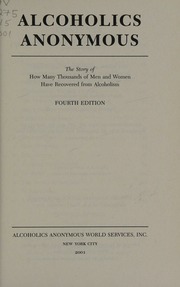 Cover of edition alcoholicsanonym0000unse_p0x7