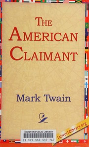 Cover of edition americanclaimant0000twai_b6e9