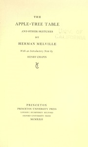 Cover of edition appletree00melvrich