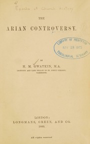 Cover of edition ariancontroversy00gwat_0