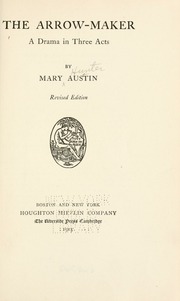 Cover of edition arrowmakerdramai00aust