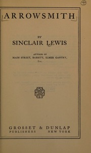 Cover of edition arrowsmith0000lewi_p3e1