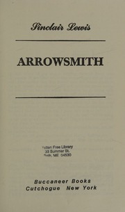 Cover of edition arrowsmith0000lewi_p6i3