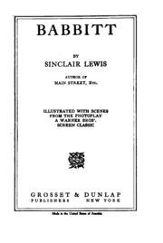 Cover of edition babbitt00lewigoog