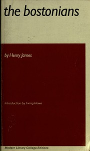 Cover of edition bostoniansnovel00jame