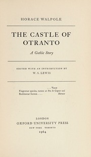 Cover of edition castleofotrantog0000walp