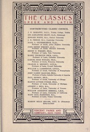 Cover of edition classicsgreeklat01milluoft