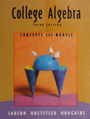 Cover of edition collegealgebra00ronl_0