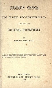 Cover of edition commonsenseinhou00harlrich