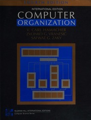 Cover of edition computerorganiza0000hama