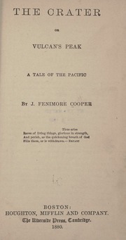 Cover of edition craterorvulcansp00coop_0