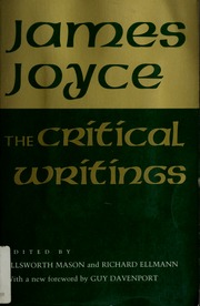 Cover of edition criticalwritings00joyc