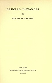 Cover of edition crucialinstance00wharrich