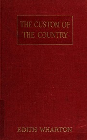 Cover of edition customofcountry0000whar