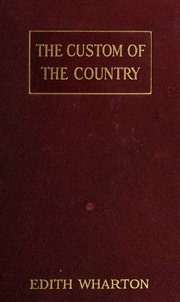 Cover of edition customofcountry00whar_4