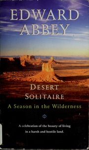 Cover of edition desertsolitaire000abbe