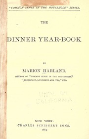 Cover of edition dinneryearbook00harlrich