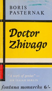 Cover of edition doctorzhivago0000unse_n6d8