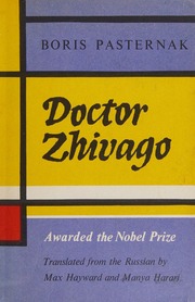 Cover of edition doctorzhivago0000unse_q9t0