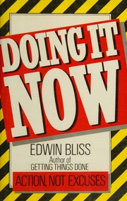 Cover of edition doingitnow0000blis