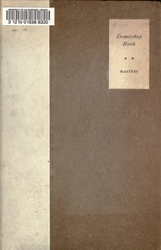 Cover of edition domesdaybook00mastiala