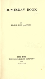 Cover of edition domesdaybook00mastrich