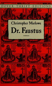 Cover of edition drfaustus00marl