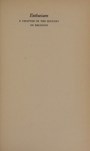 Cover of edition enthusiasmchapte0000knox