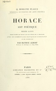 Cover of edition epistulaadpisone00horauoft