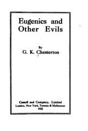 Cover of edition eugenicsandothe00chesgoog