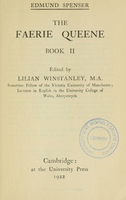 Cover of edition faeriequeene02spenuoft