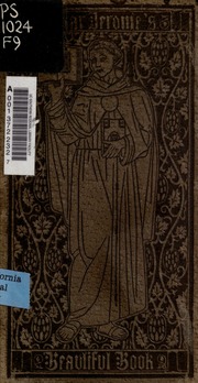 Cover of edition friarjeromesbeau00aldriala