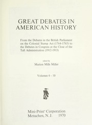 Cover of edition greatdebatesinam0610mill