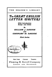 Cover of edition greatenglishlet00dawsgoog