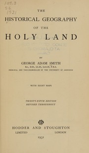 Cover of edition historicalgeogra0000smit_d9a2