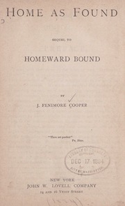 Cover of edition homeasfound00coop