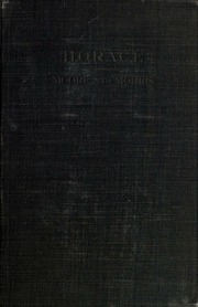 Cover of edition horacetheodesand00horaiala