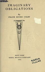 Cover of edition imaginaryobligat00colbuoft