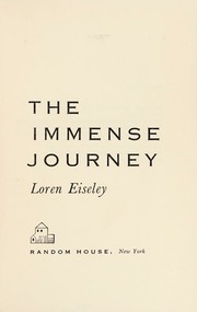 Cover of edition immensejourney0000eise