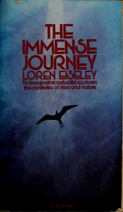 Cover of edition immensejourney00eiserich