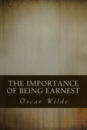 Cover of edition importanceofbein0000wild_w0w3