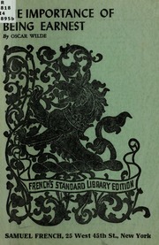 Cover of edition importanceofbein1895wild