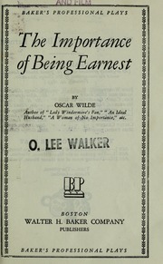 Cover of edition importanceofbein1920wild