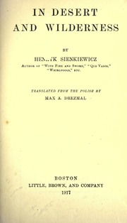 Cover of edition indesertwilderne00sienuoft