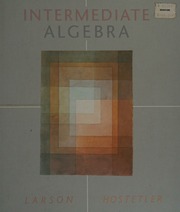 Cover of edition intermediatealge0000lars